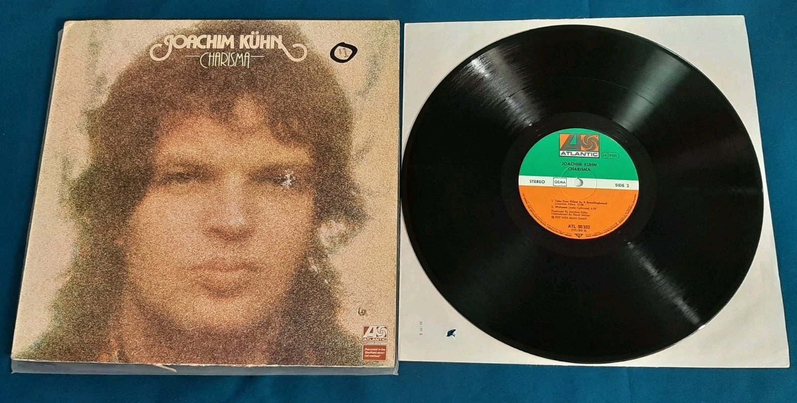 Joachim Kuhn Germany import LP Charisma 1977 Atlantic ATL 50 352 vg+