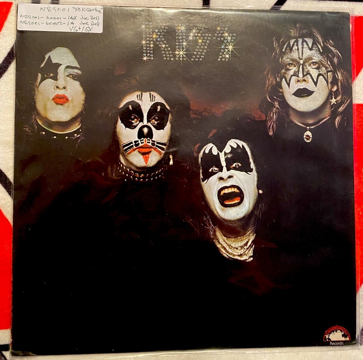 KISS – KISS (1974)TRUE US FIRST PRESS • NB 9001 • 1AX/ 1A • Bell Sound JOE