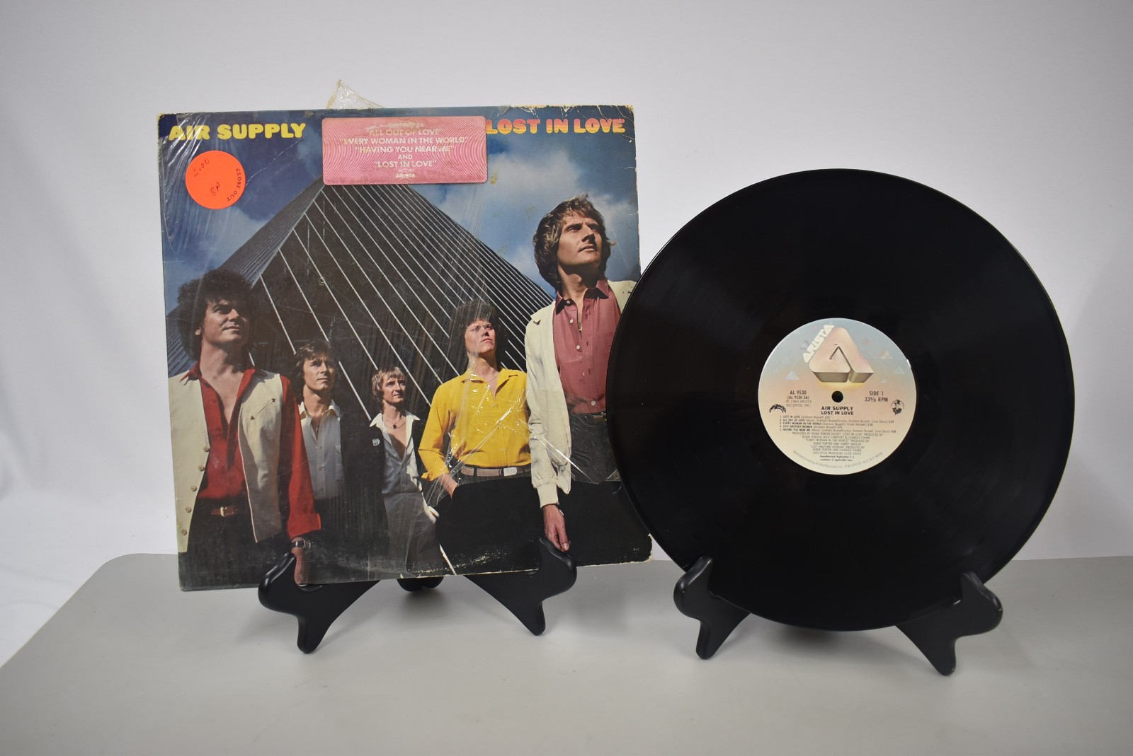 Air Supply Lost In Love Vintage Vinyl LP 1980 Arista Record AL-9530 VG+