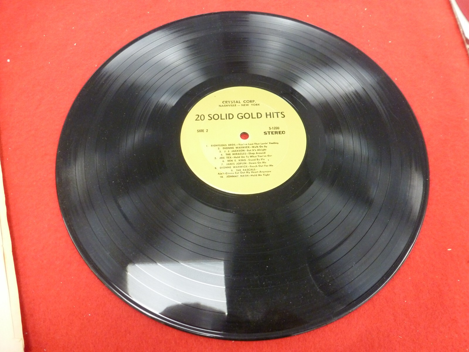 20 Solid Gold Hits Lp/Vinyl
