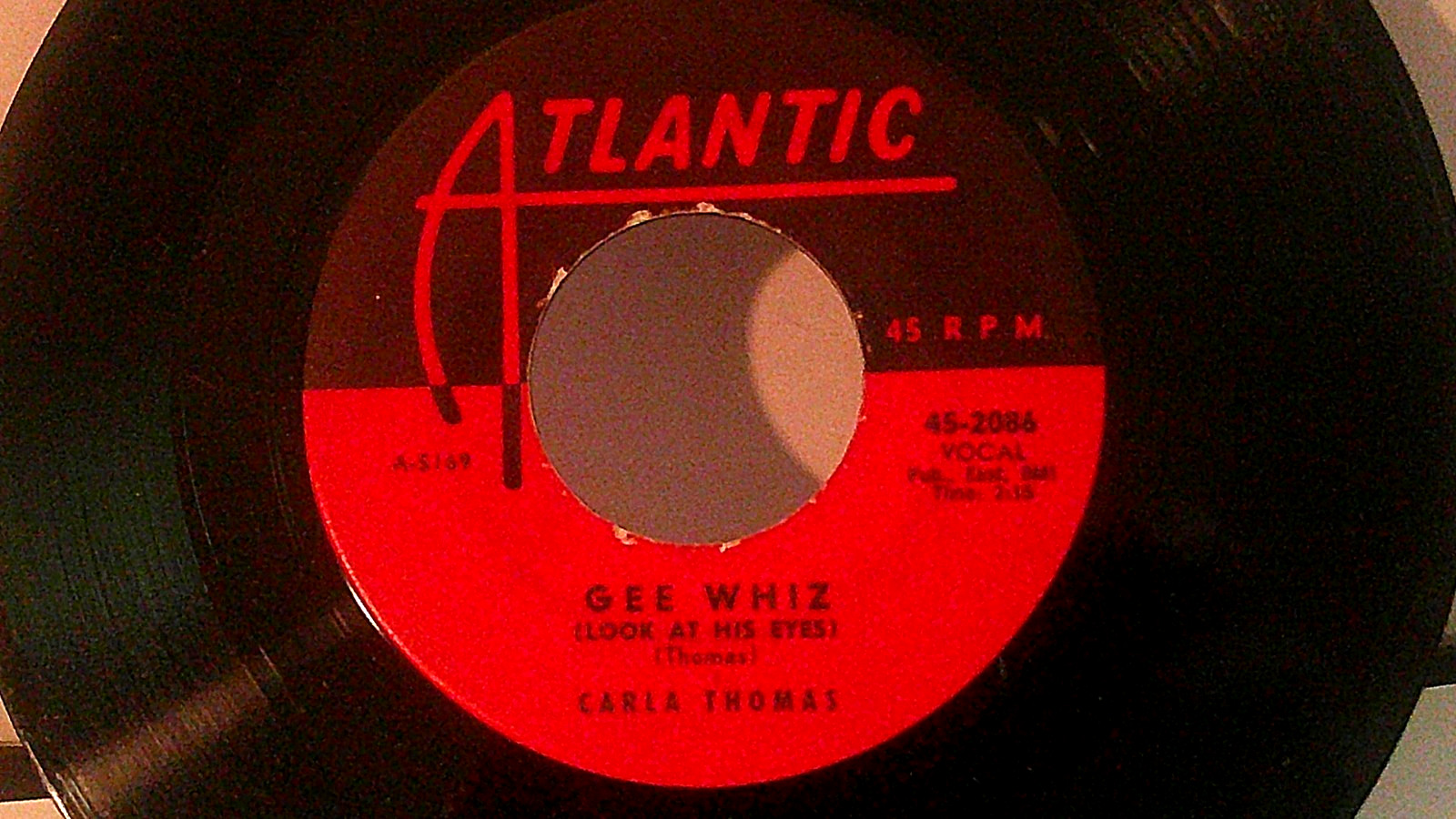 Carla Thomas,Atlantic 2086,”Gee Whiz”US,7″45,1961 funk/soul hit classic,Mint-