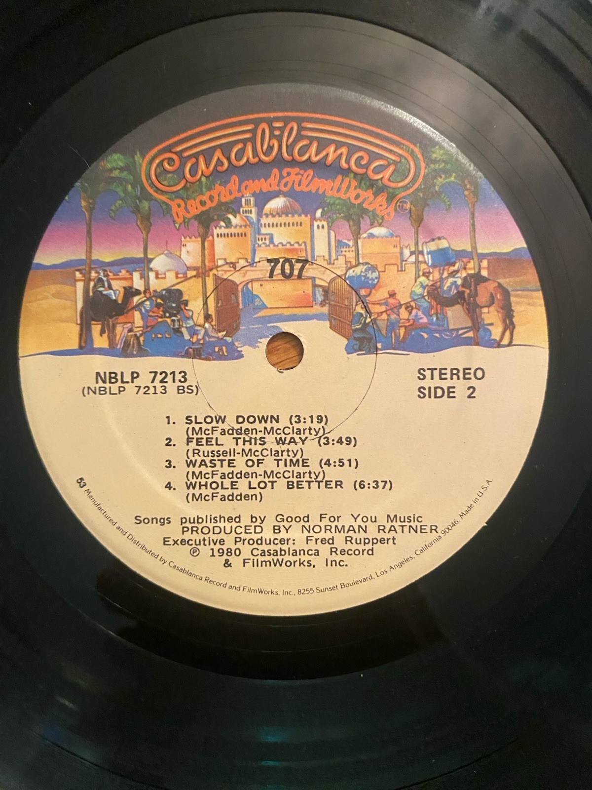 707 SELF-TITLED EX LP ORIG. 1980 CASABLANCA MORE LPS FREE SHIP