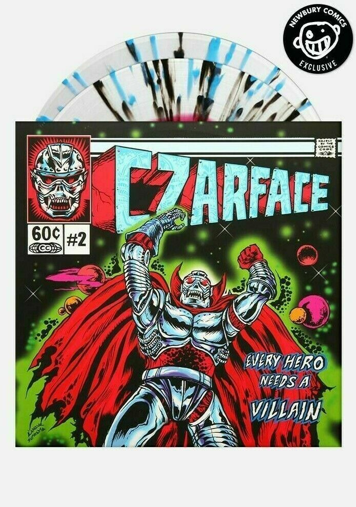 Czarface Every Hero Needs A Villain NEWBURY COMICS Splatter Vinyl 2xLP x/500