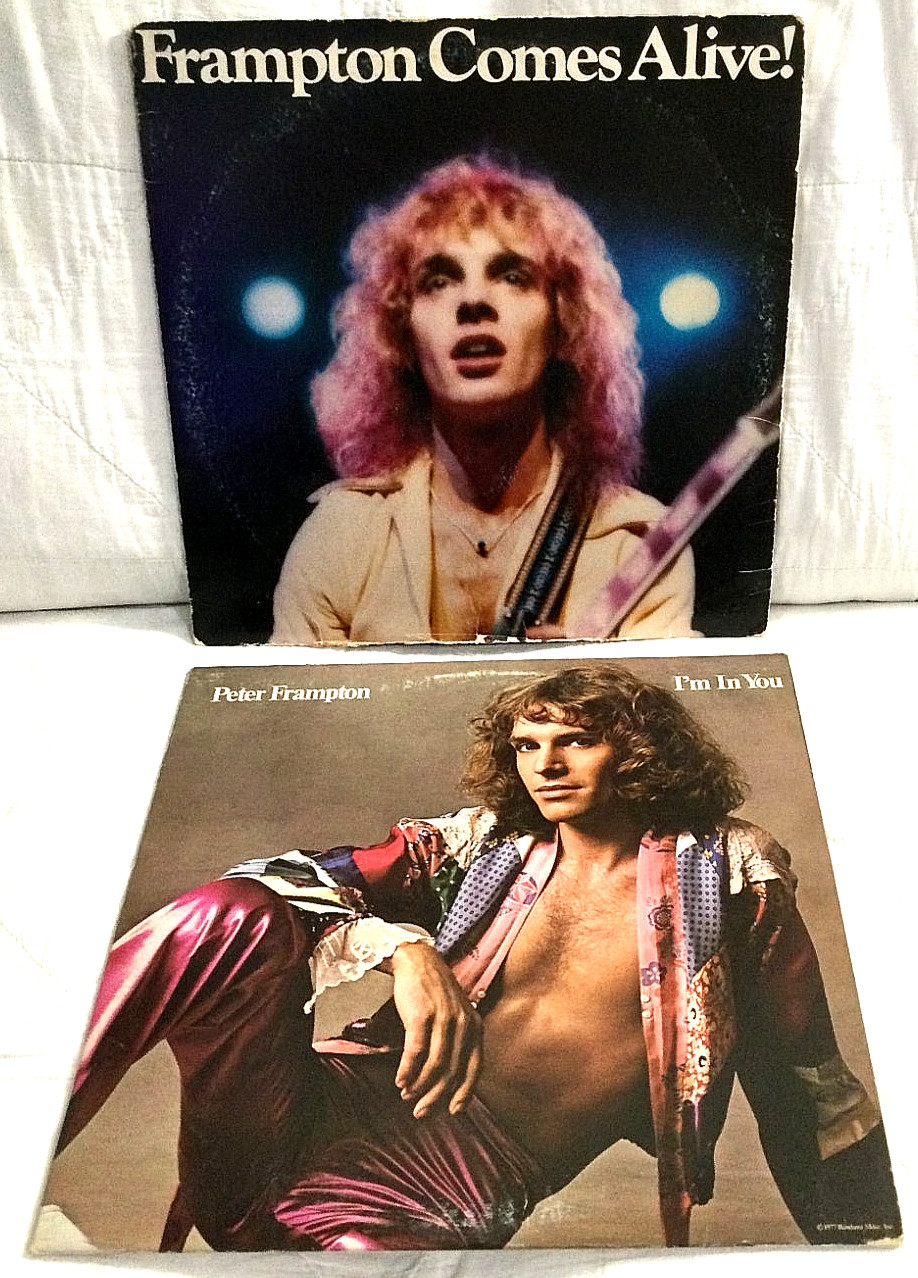 2 album lot – PETER FRAMPTON – Comes Alive! & I’m In You – lp vinyl – 1970’s