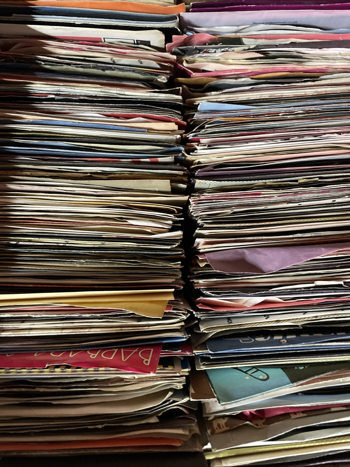 300 Count 45 Rpm Vinyl Record Lot. Various 1970’s-80’s Country Music Lot