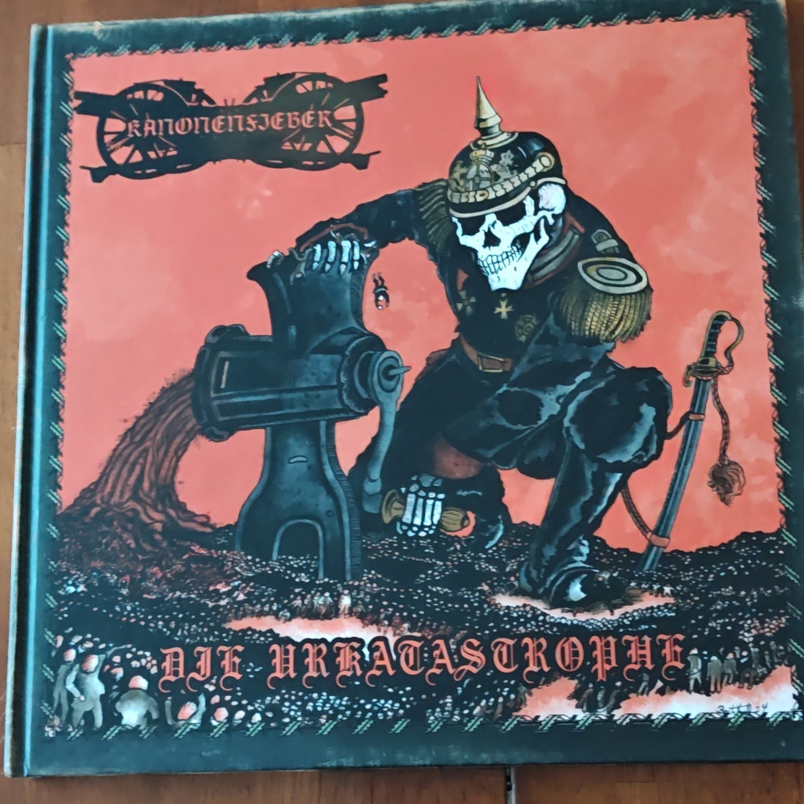 Kanonenfieber Die Urkatastrophe 12″ Colored Vinyl Record Clear/Pink