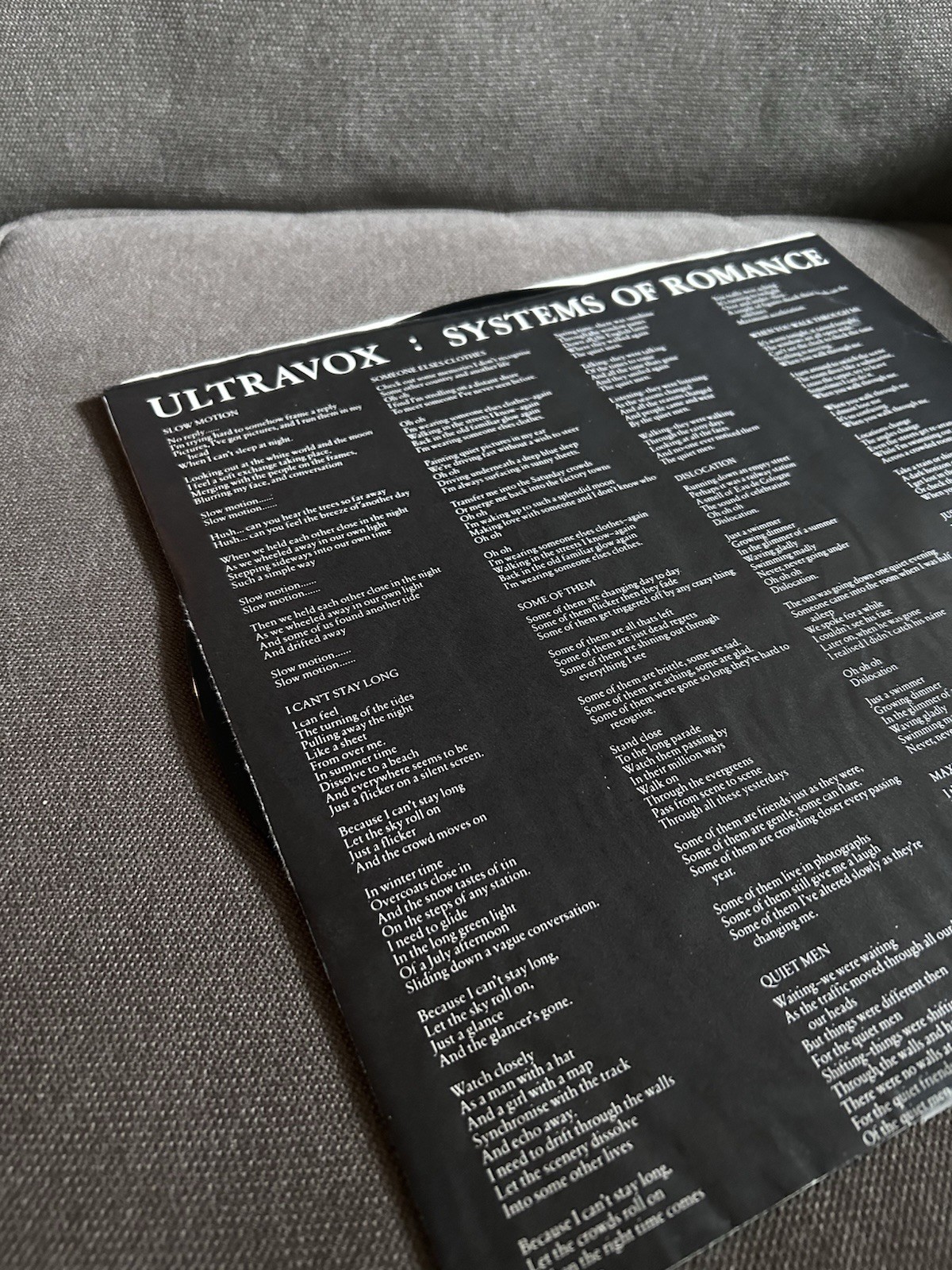 Ultravox Systems Of Romance Import Vinyl LP First Press 1978 Antilles Recs VG+