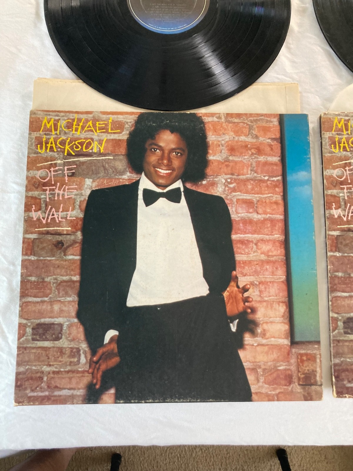 Michael Jackson OFF THE WALL 1979 FE 35745 vinyl 1st pressing LP 3 in LOT (lot)