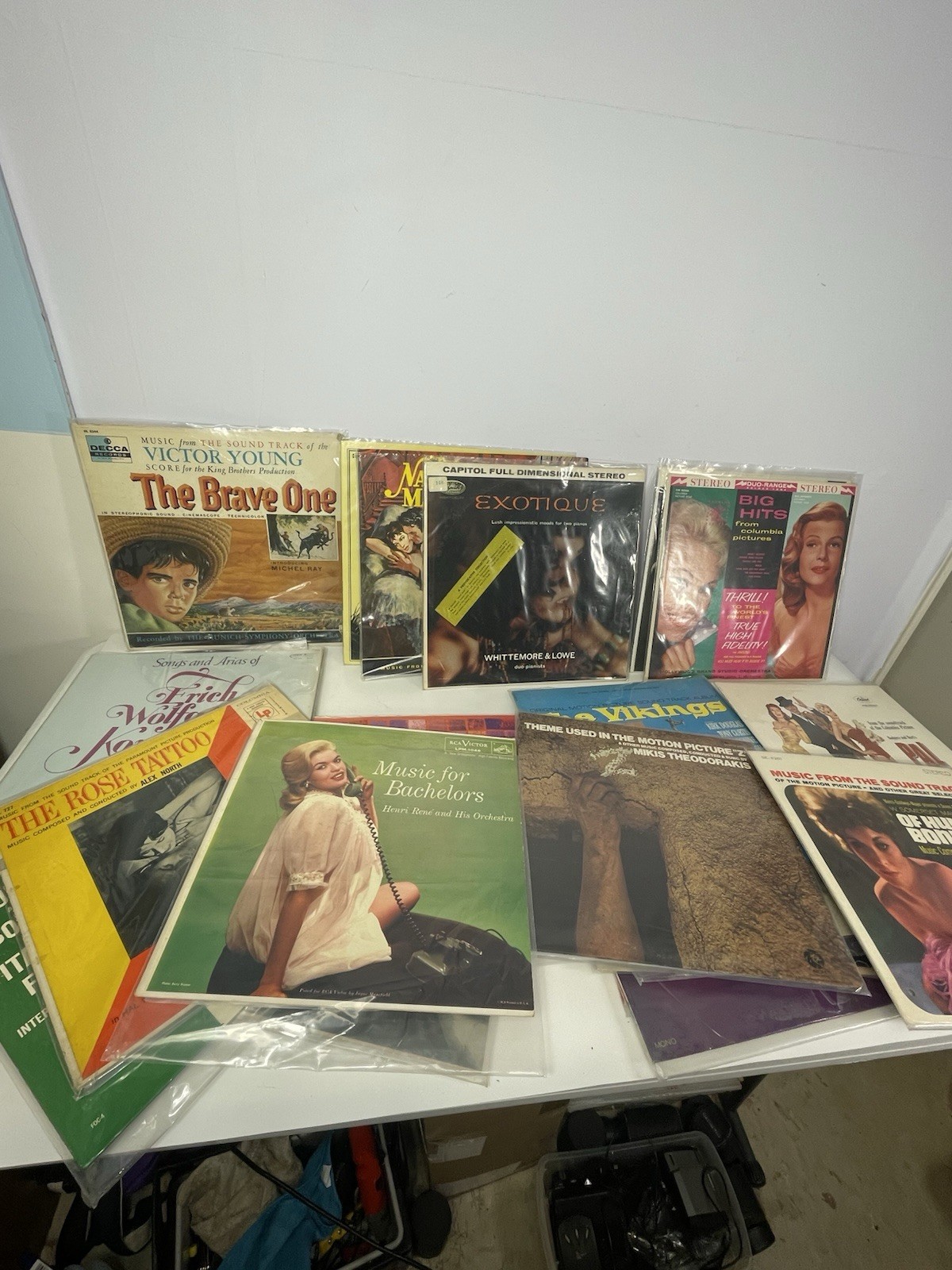 Vintage Records Vinyl Movie Soundtracks Lot Assorted Titles 27 PCs Very Good
