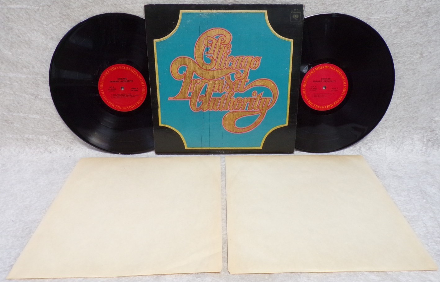 CHICAGO TRANSIT AUTHORITY 1969 TWO VINYL RECORD COLUMBIA GP8 JAZZ BLUES ROCK