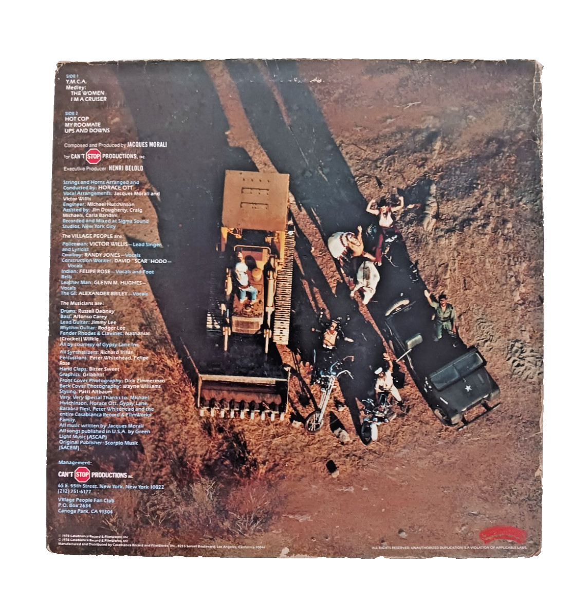 Village People Record Album Vintage