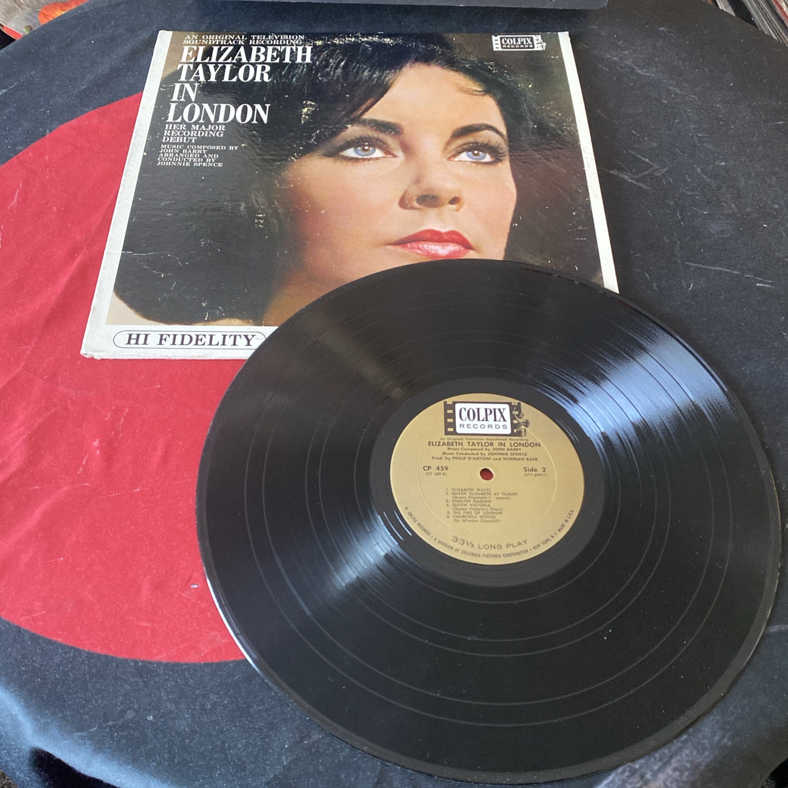 Elizabeth Taylor – Elizabeth Taylor In London {TV Soundtrack} (1963, Vinyl LP)