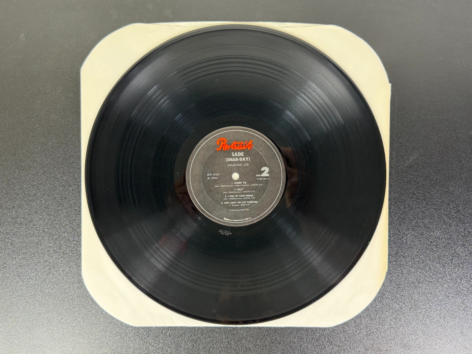 SADE Diamond Life PORTRAIT LP – EX/VG+