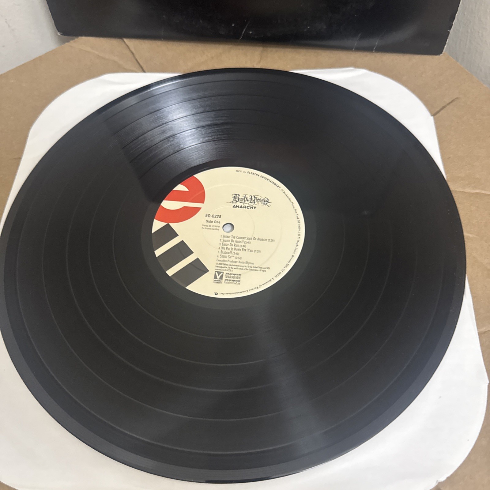 BUSTA RHYMES – ANARCHY DBL LP 2000 ELEKTRA RECORDS ED-6228 VG++