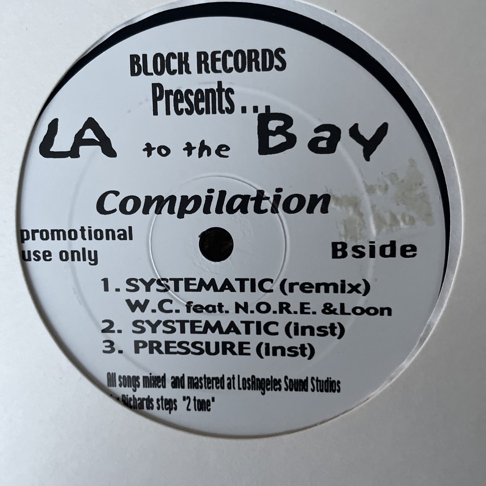 LA To The Bay Compilation Game E-40 Too Short 12” Vinyl Record 2007