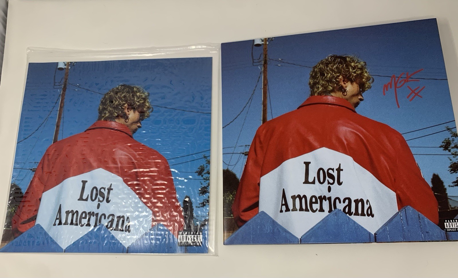 MGK Lost Americana Vinyl SIGNED ON COVER