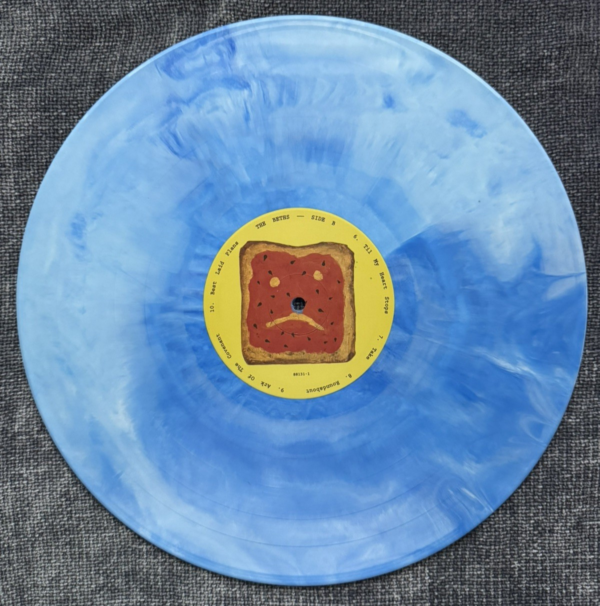 The Beths – Straight Line Was A Lie – SIGNED COVER – Blue Sky Colored Vinyl