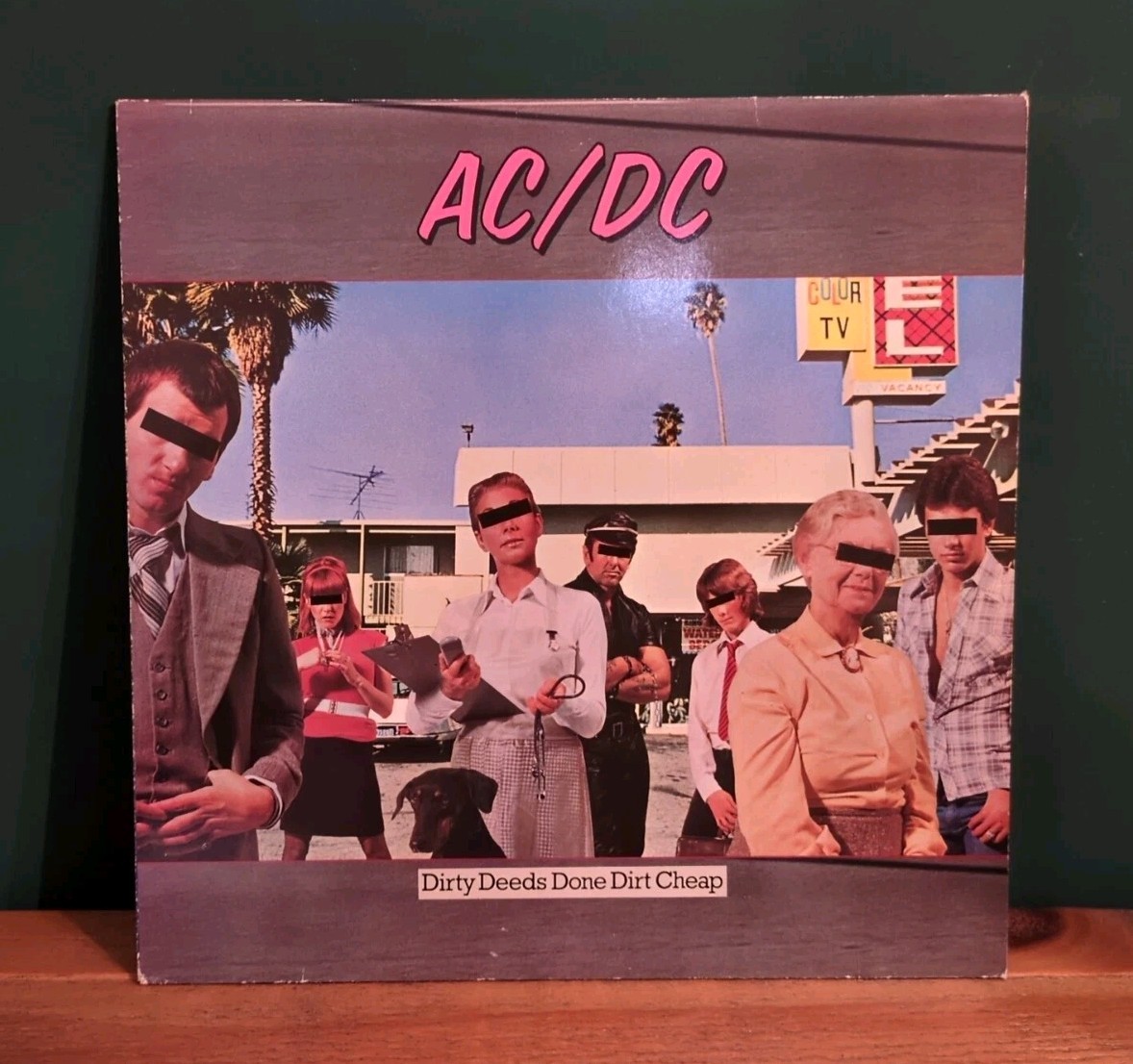 AC/DC Dirty Deeds Done Dirt Cheap LP Vinyl Record 1976 Atlantic ATL 50 323