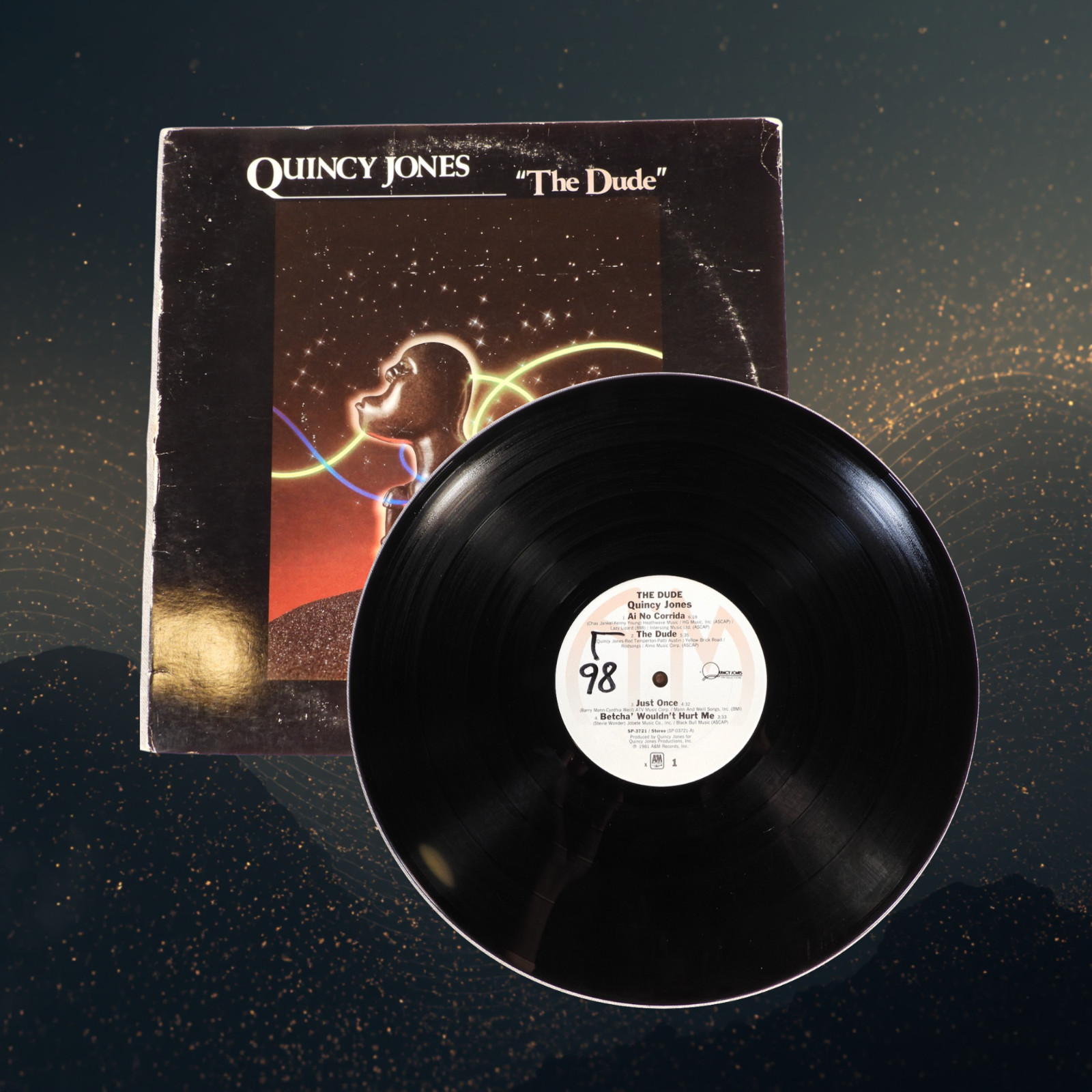 Quincy Jones ‎– The Dude LP 1981 US x-Pitman Pressing VG