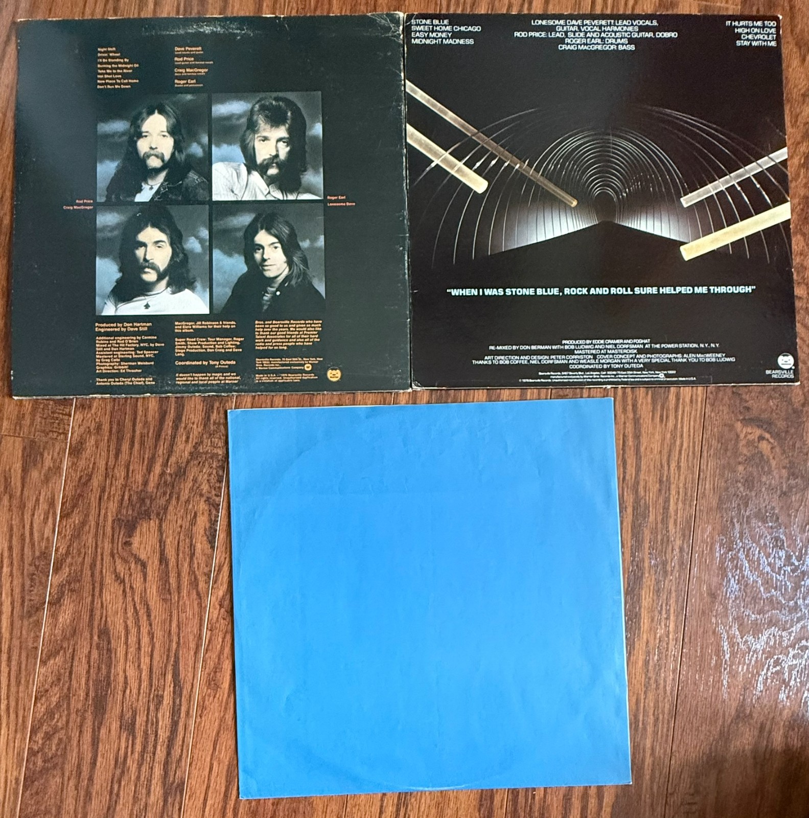 Lot of 5 Foghat Vinyl LPs Fool for the City Night Shift Stone Free Tight Shoes