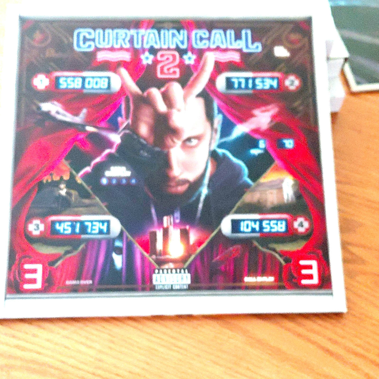 Eminem Curtain Call 2 Double LP Vinyl Record Black Cardboard Sleeve