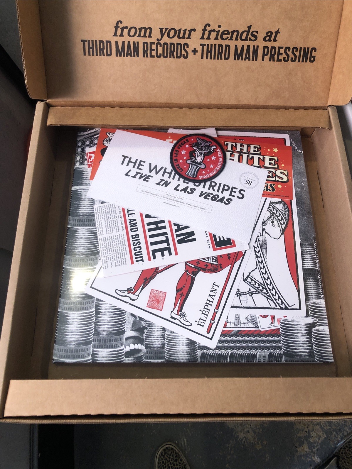 The White Stripes – Live In Las Vegas 3xLPs TMR-953 Vault #58 NEW Sealed
