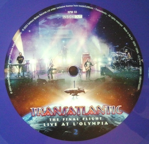 Transatlantic – The Final Flight: Live At L’Olympia, LP Boxset, 4vinyl