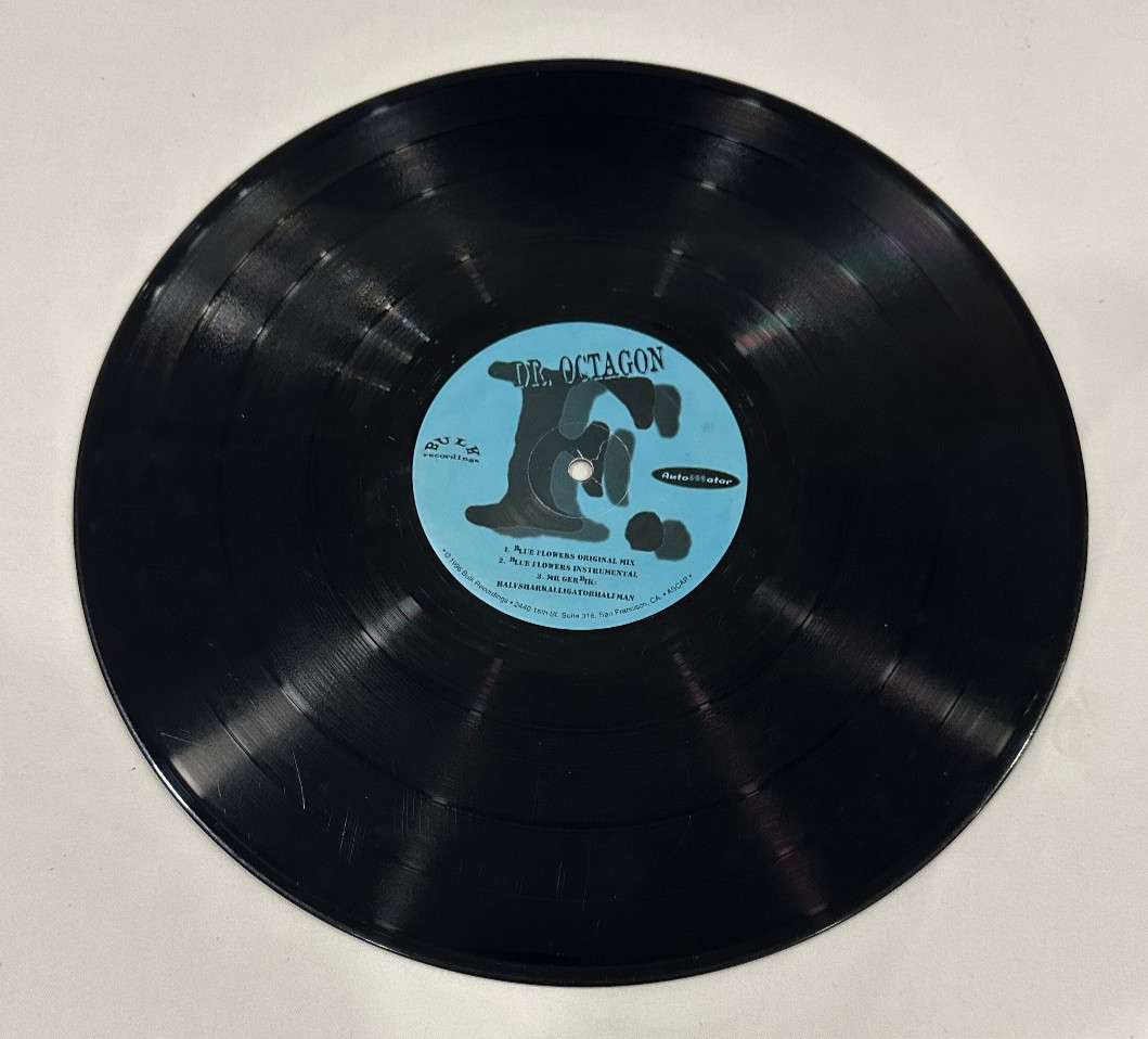 Dr. Octagon – Blue Flowers 12″ Single Vinyl Record. VG+. 1996. Kool Keith.