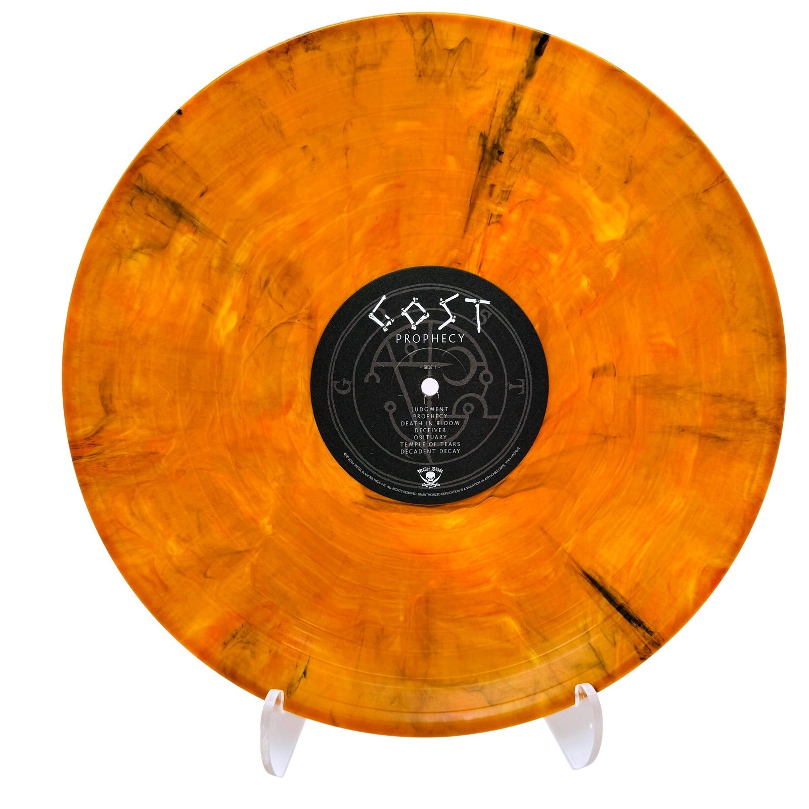 Gost Prophecy Vinyl LP Orange Black Smoke Marbled Metal Blade Records Darkwave