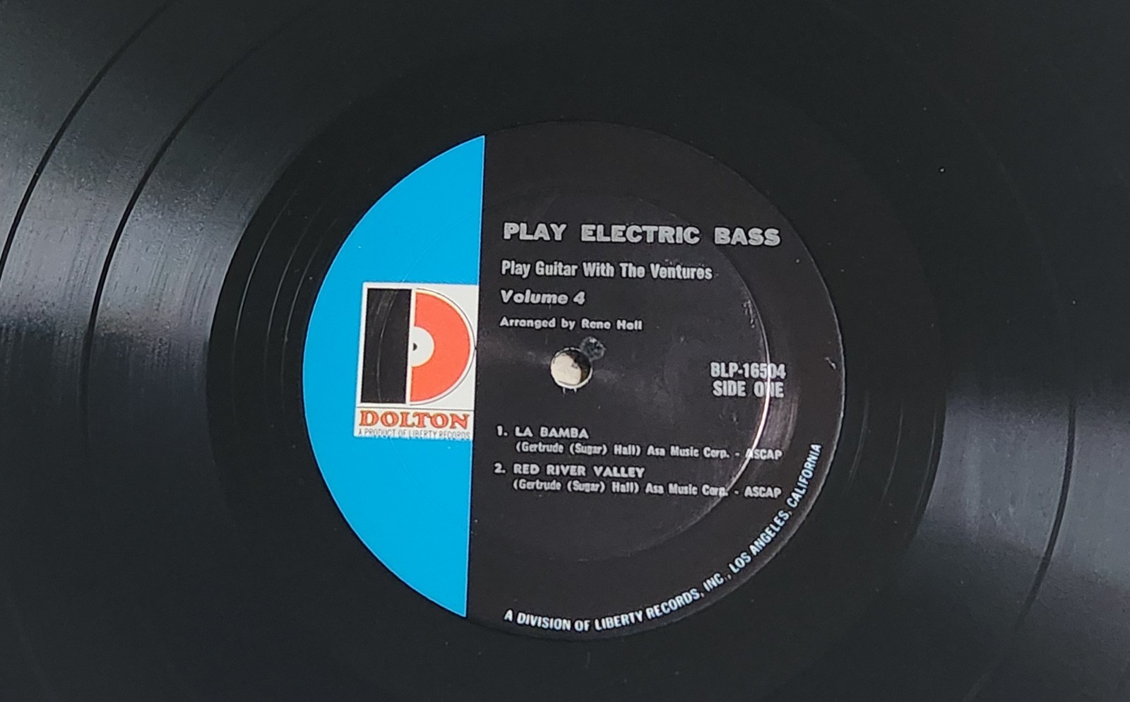 Guitar Phonics lp Play Electric Bass With The Ventures La Bamba
