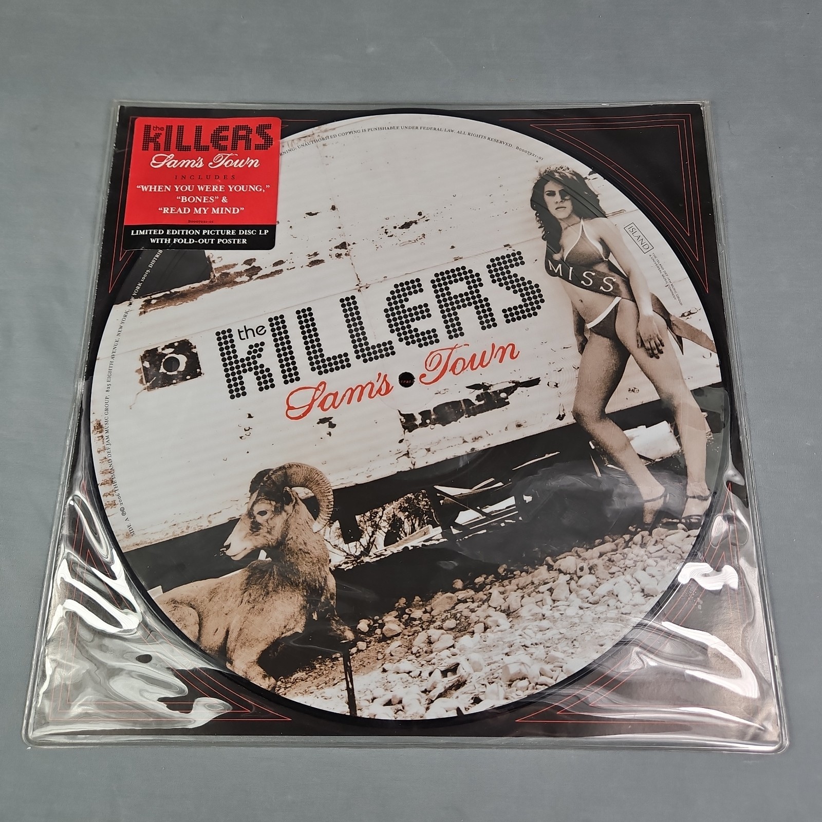 The Killers – Sam’s Town – 2006 VINYL RECORD LIMITED EDITION PICTURE DISC