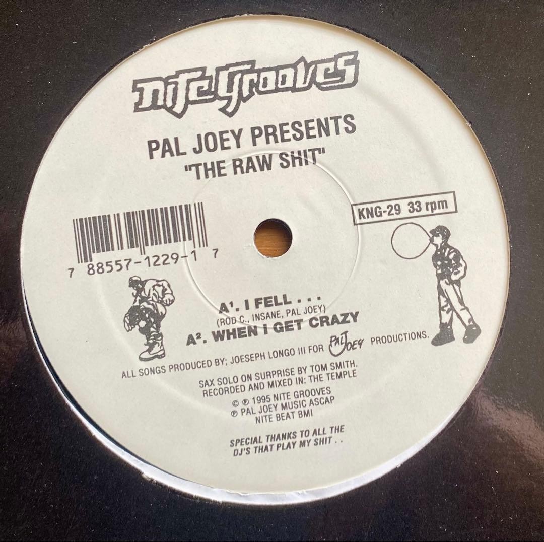 Pal Joey – The Raw Shit Vinyl Record, 2010s, NM/NM, Hip-Hop/rap Album