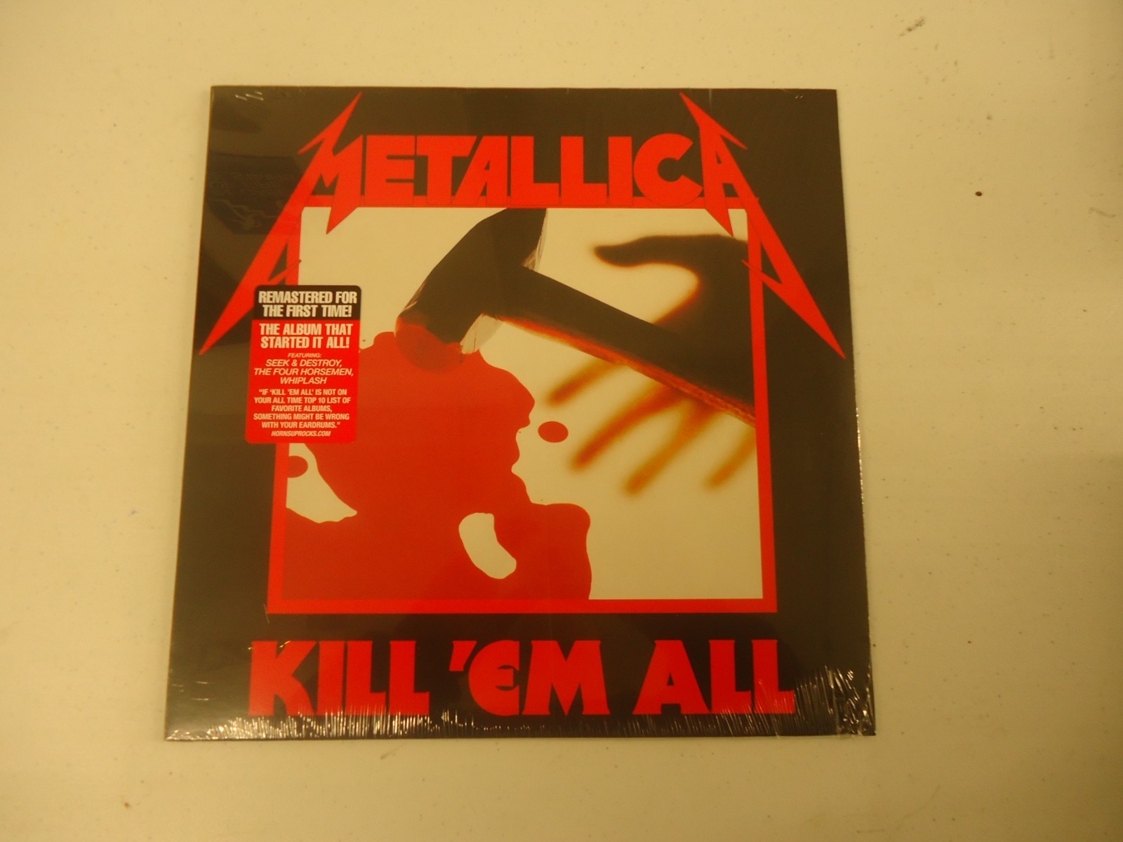 Metallica Kill “Em All LP (2016) NEW Shrink Wrap Tear