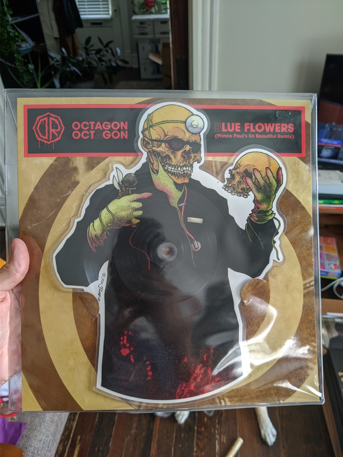 Dr. Octagon – Octagon Octagon/Blue Flowers die cut picture disc Vinyl Kool Keith