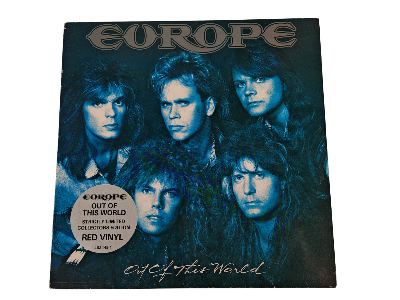 Europe Out Of This World Red Vinyl LP 1988 Epic 462449 1 Hard Rock Heavy Metal