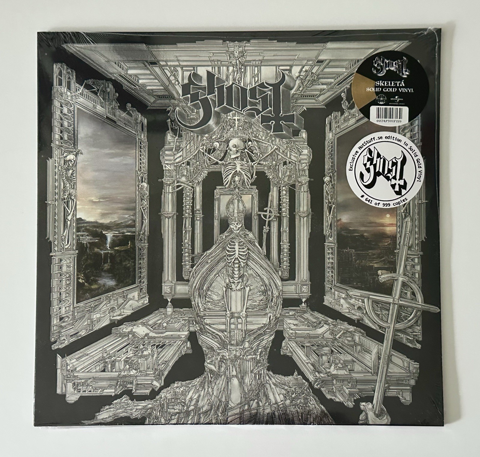 Ghost Skeleta GOLD Vinyl LP xx/999 NUMBERED Rare SOLD OUT Hotstuff Limited NEW
