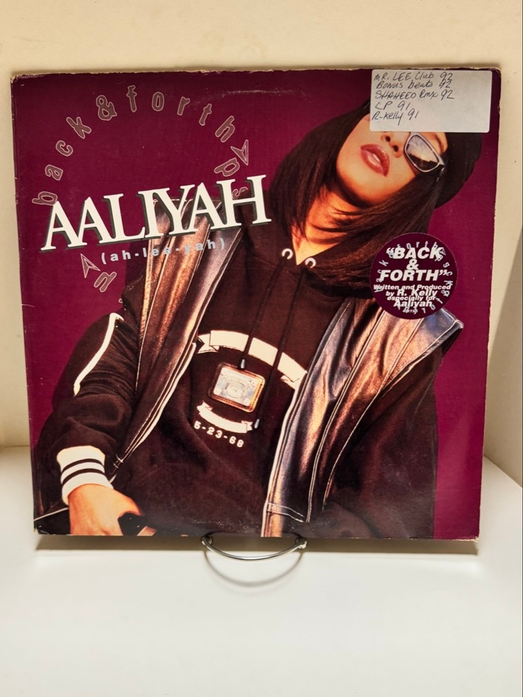 Aaliyah / Back & Forth Original 12″ Single (1994 JIve) R.Kelly