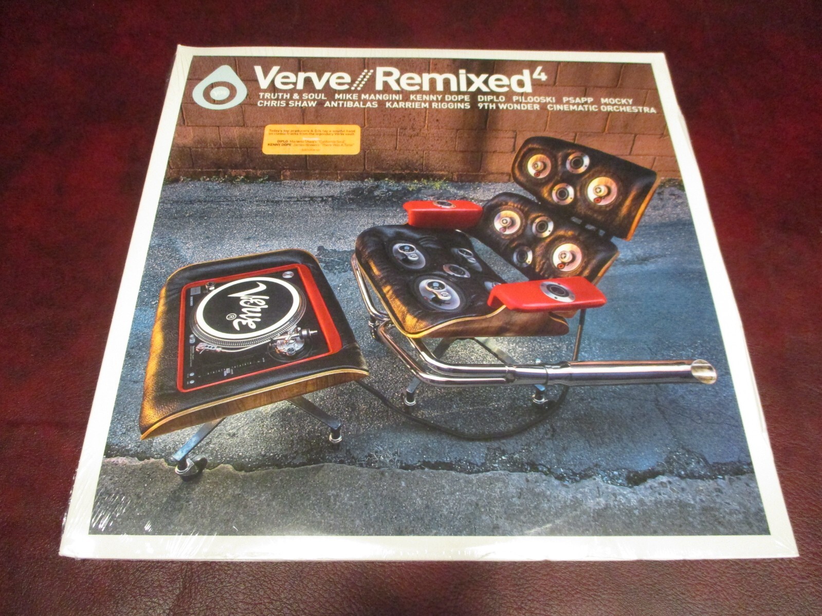 VERVE RECORDS VERIFIED VOLUME 4 REMIX AUDIOPHILE LIMITED 1ST EDITION GATEFOLD LP