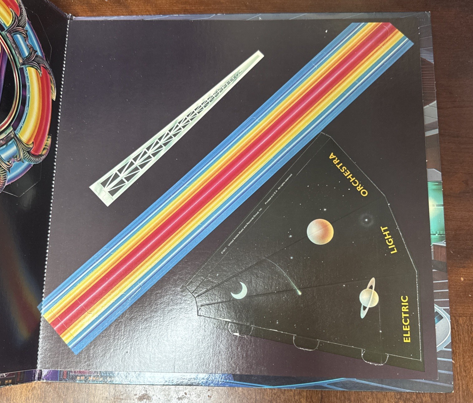 ELO Electric Light Orchestra Out Of The Blue Vinyl Jeff Lynne LP Space Station