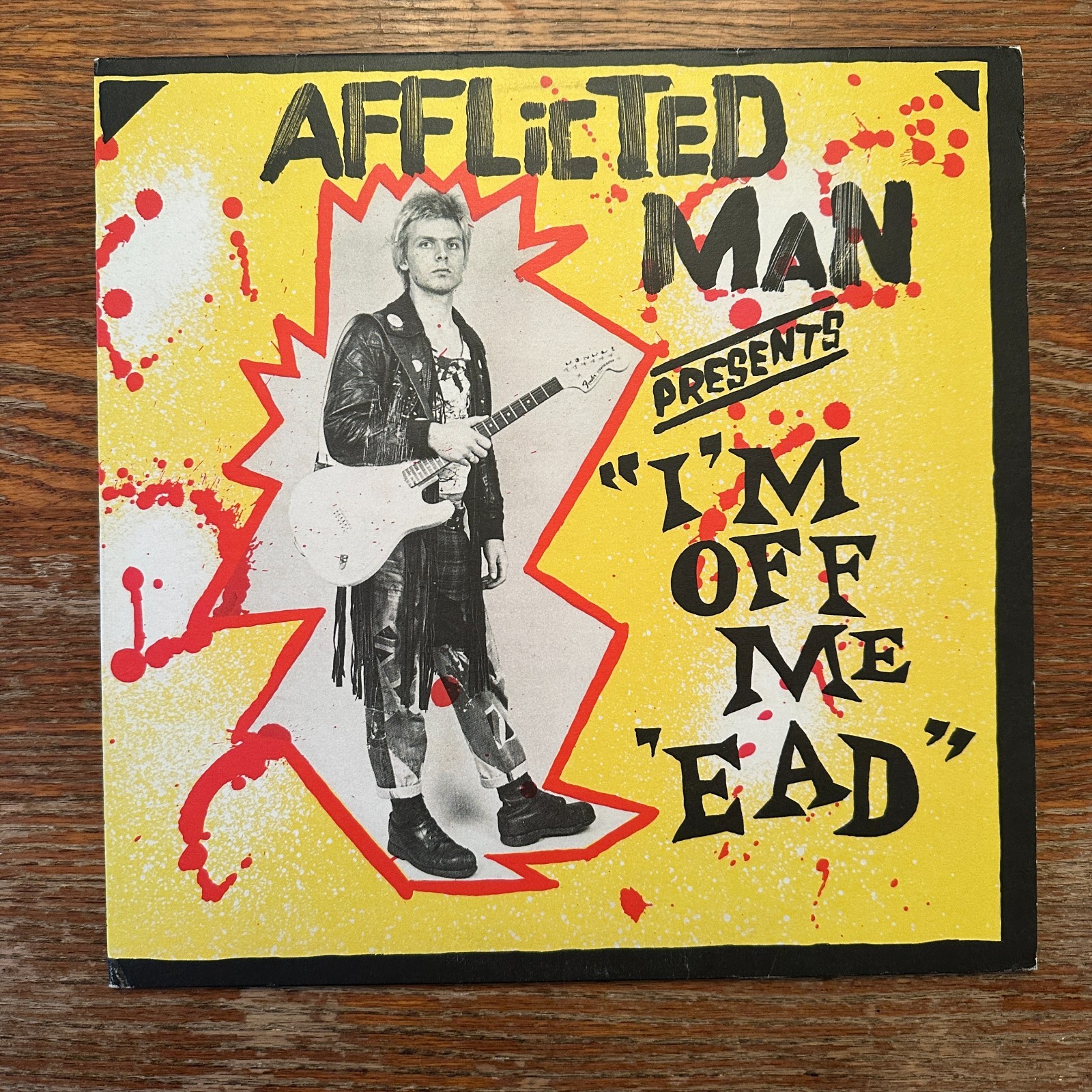 Afflicted Man Presents I’m Off Me Ead 2013 Lo-fi UK Punk Reissue LP VG/VG+