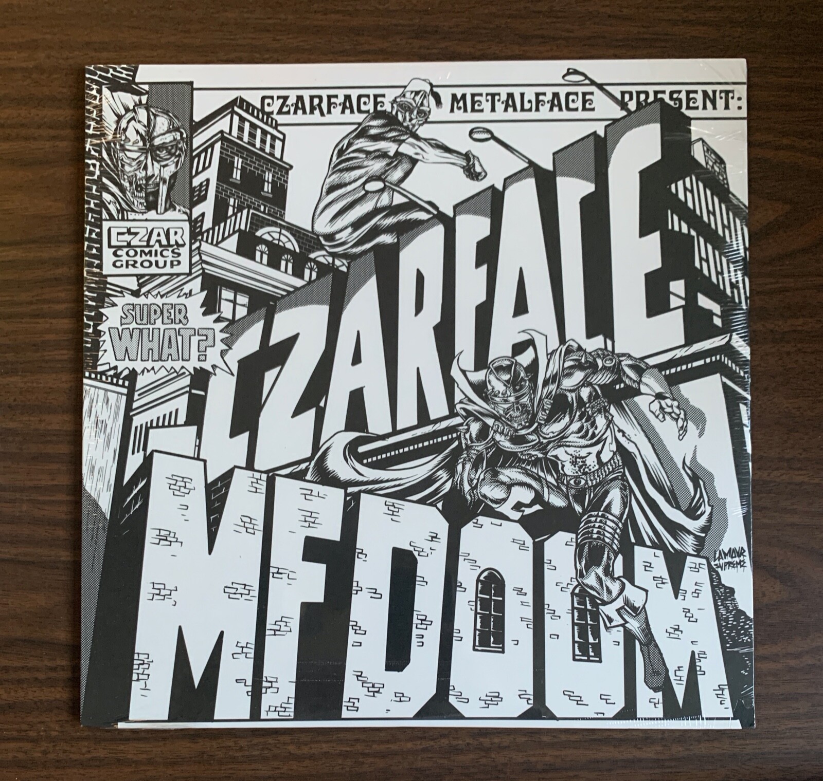 CZARFACE & MF DOOM SUPER WHAT WHITE VINYL LP NEW SEALED SILVER AGE 2020