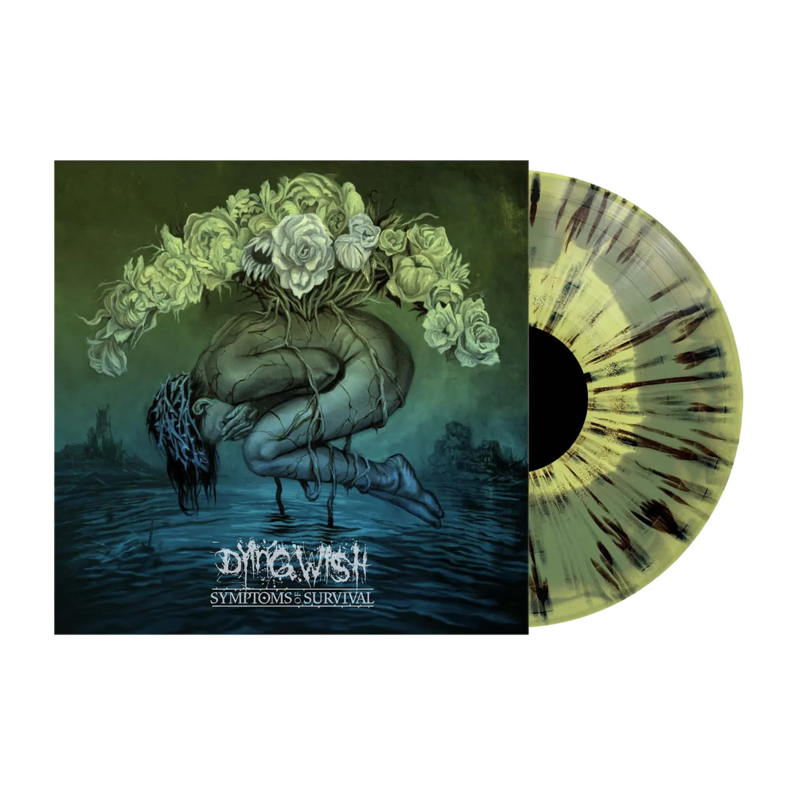 Dying Wish – Symptoms Of Survival LP Color Vinyl Green/Yellow Swirl SEALED /500