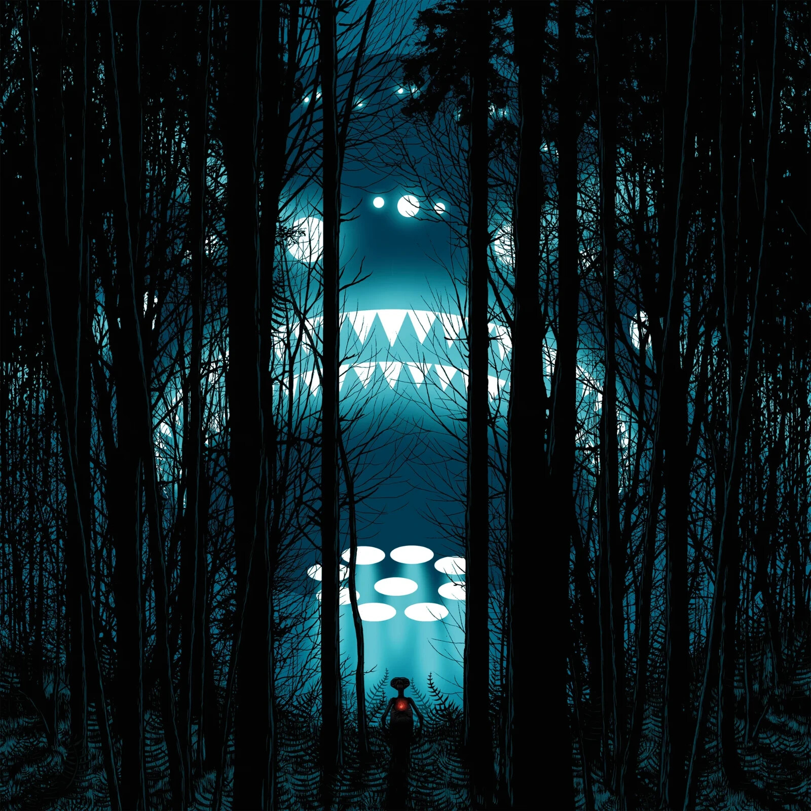 E.T. THE EXTRA-TERRESTRIAL – 2-LP 40TH – 180G – HEARTLIGHT VINYL – MONDO – NEW!
