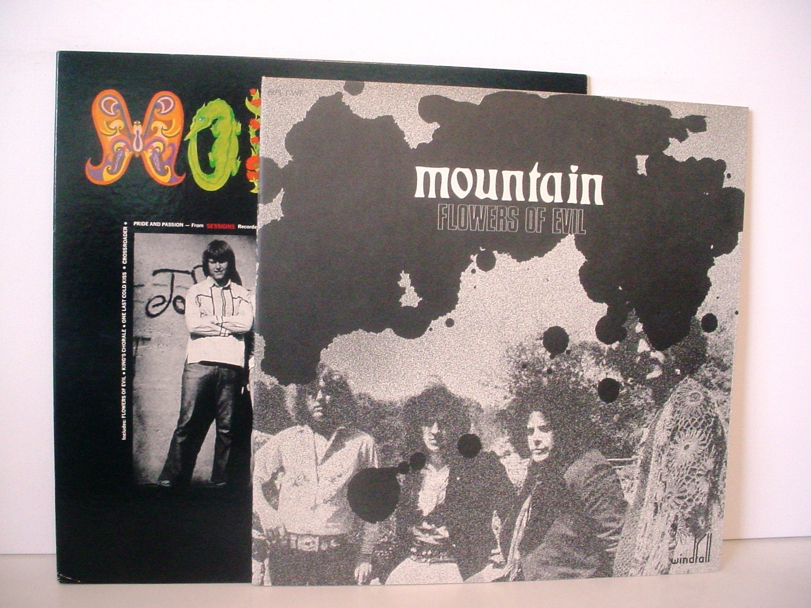 MOUNTAIN Flowers Of Evil Original JAPAN LP 1971 WINDFALL BLPL-1WF Gatefold Book