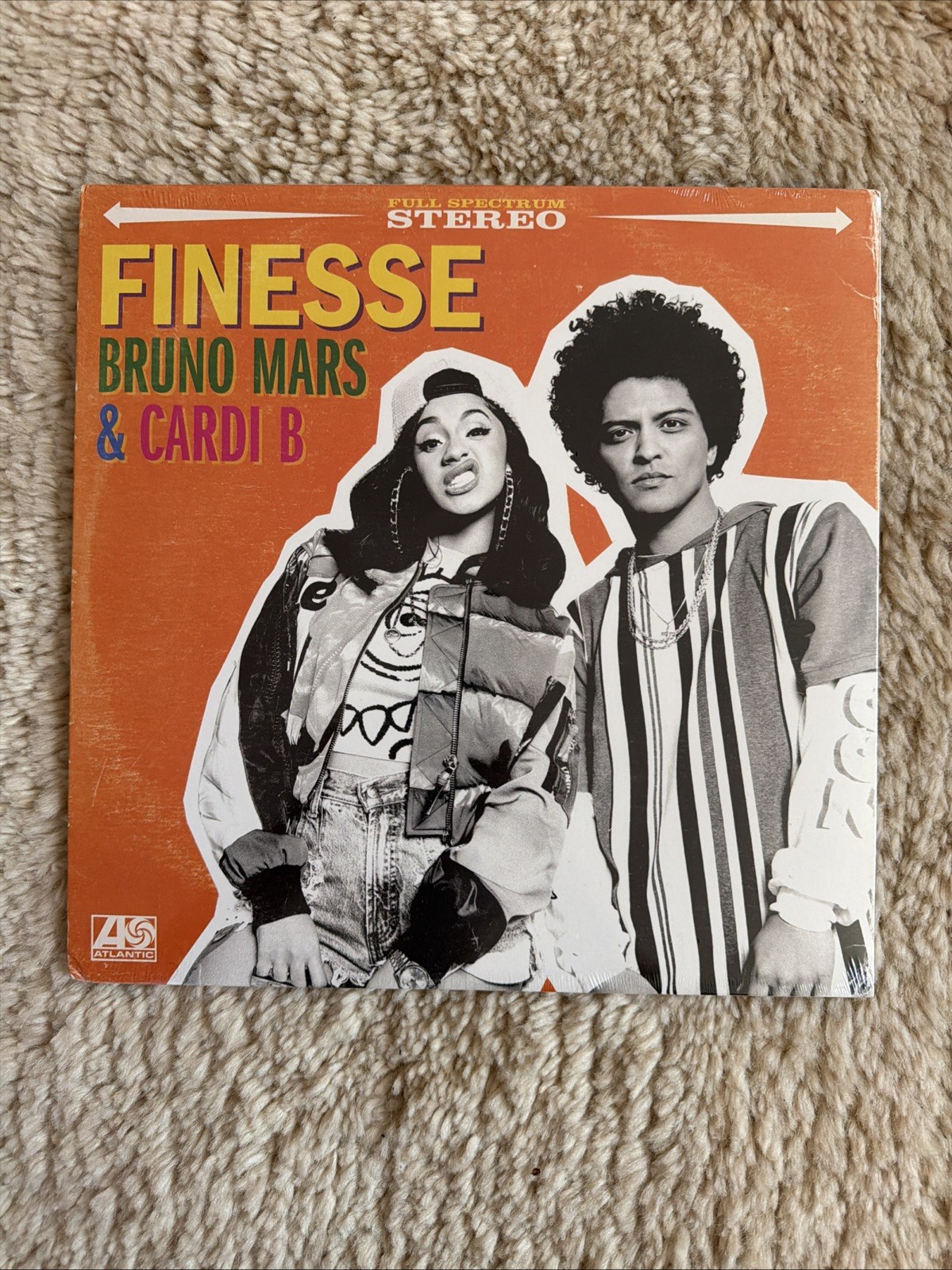 BRUNO MARS & CARDI B “Finesse (Remix)” Ltd Ed 12-inch Vinyl Single ***SEALED***