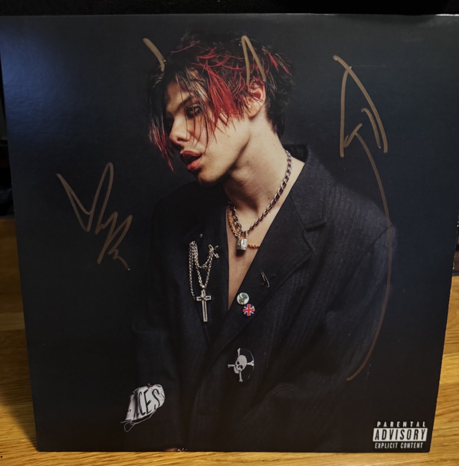 YUNGBLUD- SIGNED Self Titled LP (Pink Vinyl) Autograph on Cover