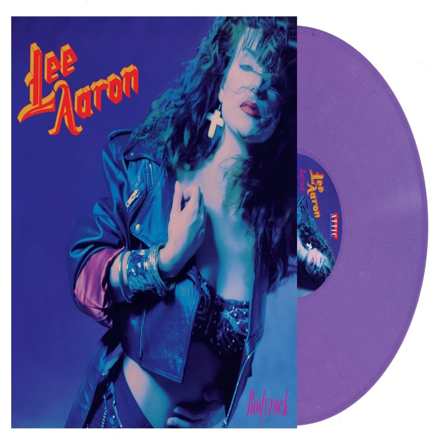 Lee Aaron – Bodyrock – Purple & Gold Glitter Colored – [Vinyl]