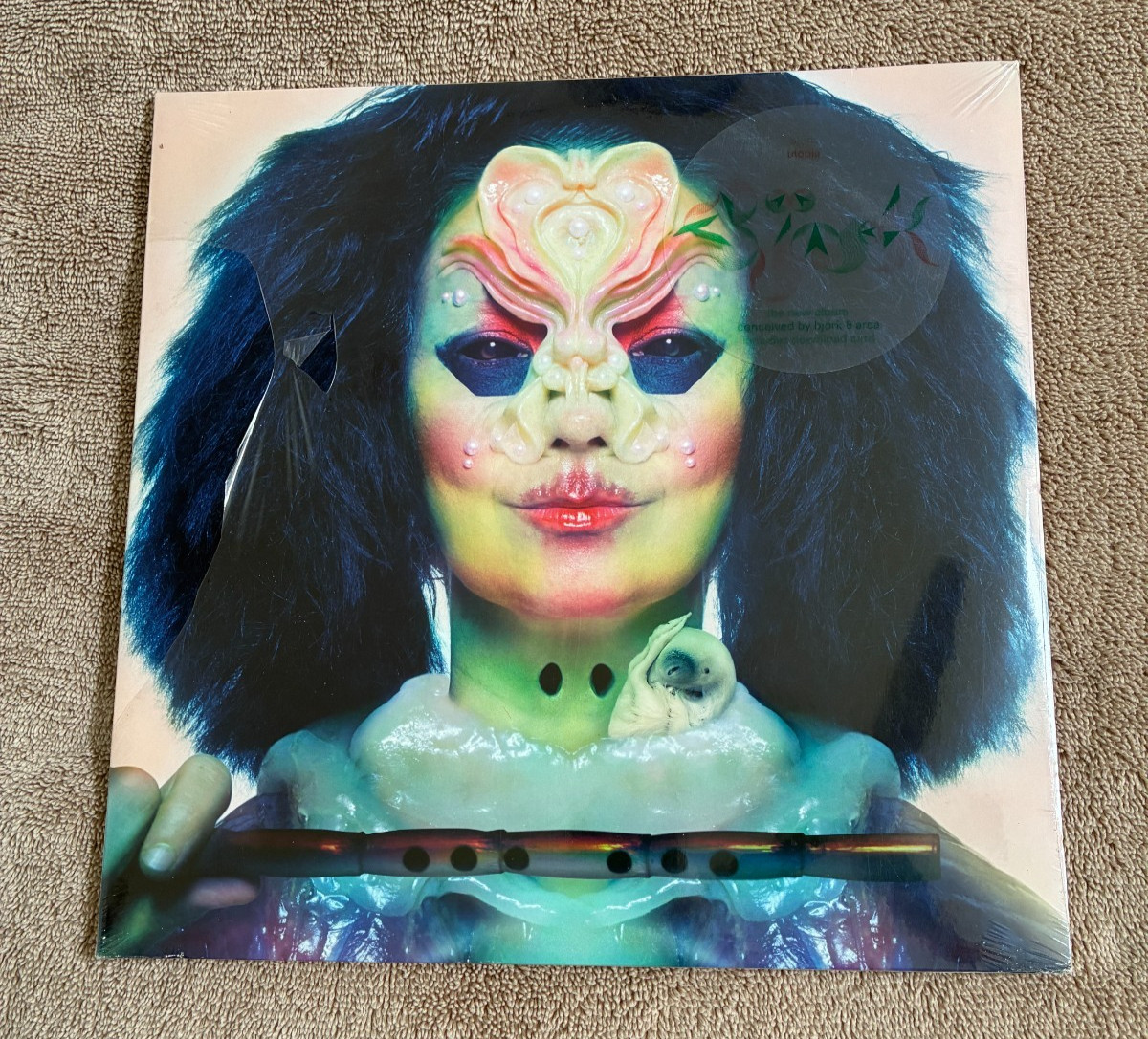 BJORK Utopia LP tplp1381 FACTORY SEALED Shrink Partially Torn See Photos