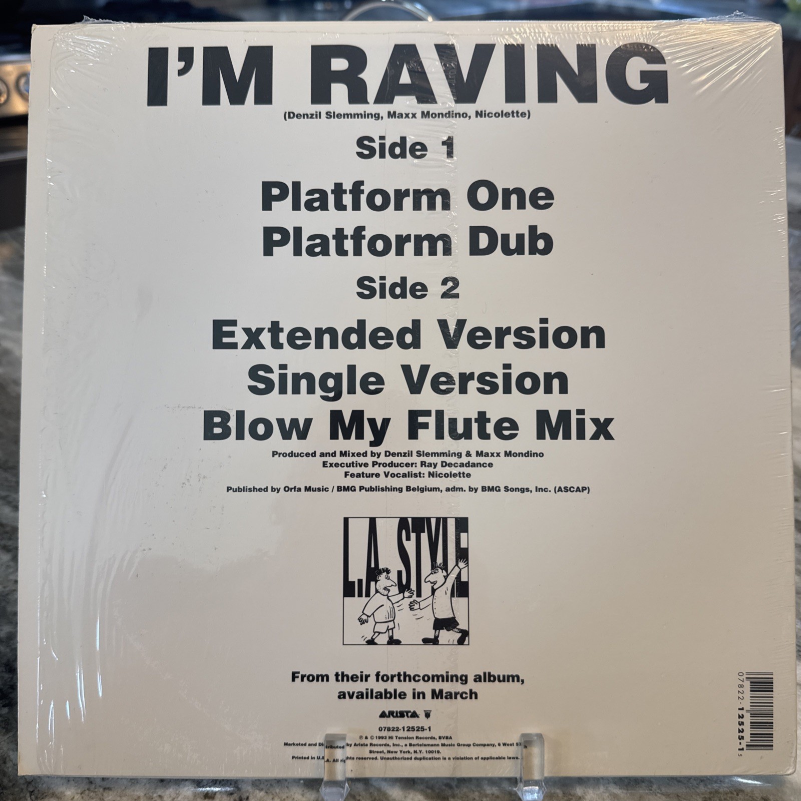 [EDM/DANCE/ELECTRONICA]~with Shrink 12″~L.A. STYLE~I’m Raving~[x5 Mixes]