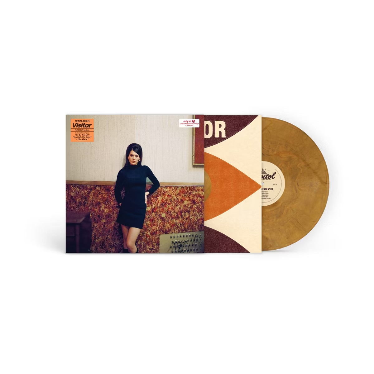 Brand New And Sealed Sienna Spiro Visitor Brown Vinyl LP w Alt Cover